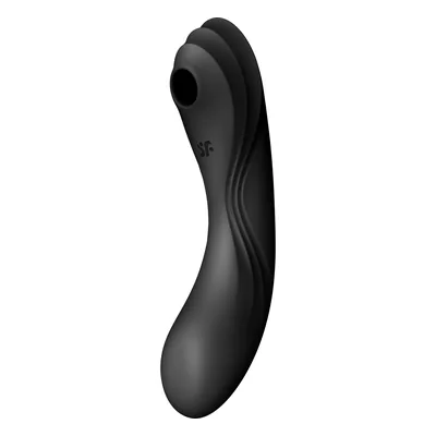 Vergelijking van luchtdrukvibrators: Satisfyer Curvy Trinity 4 op witte achtergrond