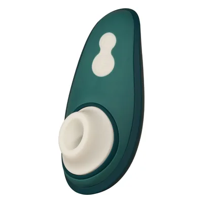 Vergelijking van luchtdrukvibrators: Womanizer Liberty 2 op witte achtergrond